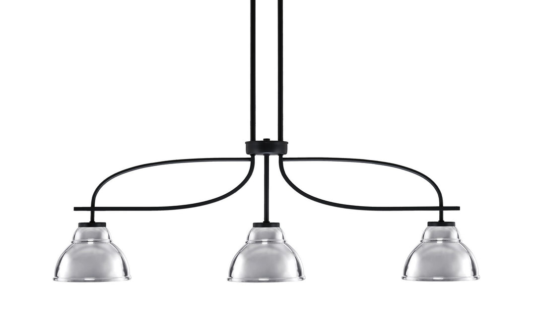 Toltec Cavella 3936-MB-427-CH Pendant Light - Matte Black