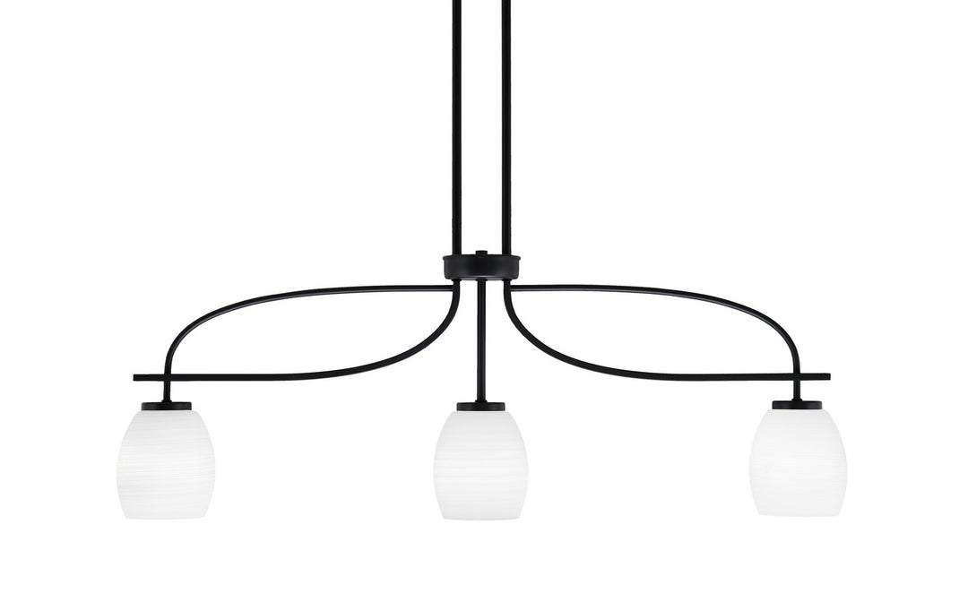 Toltec Cavella 3936-MB-615 Pendant Light - Matte Black