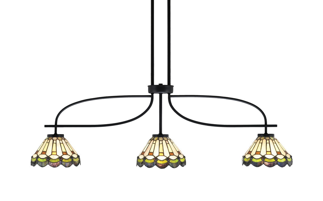 Toltec Cavella 3936-MB-9395 Pendant Light - Matte Black