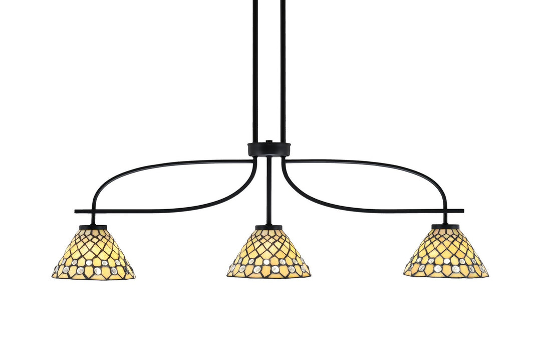 Toltec Cavella 3936-MB-9415 Pendant Light - Matte Black