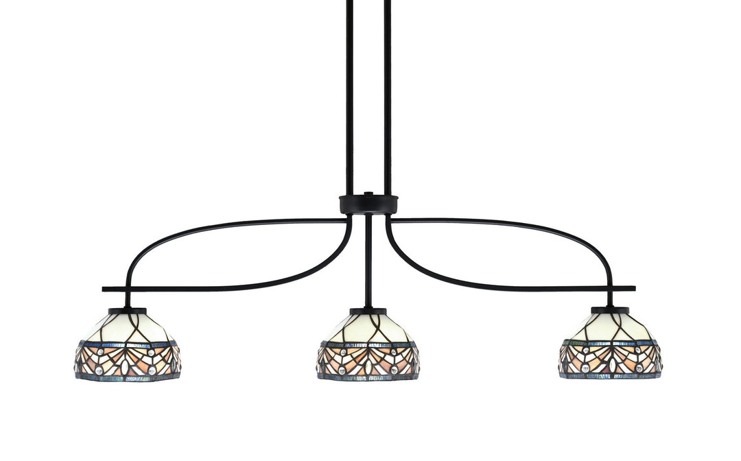 Toltec Cavella 3936-MB-9485 Pendant Light - Matte Black