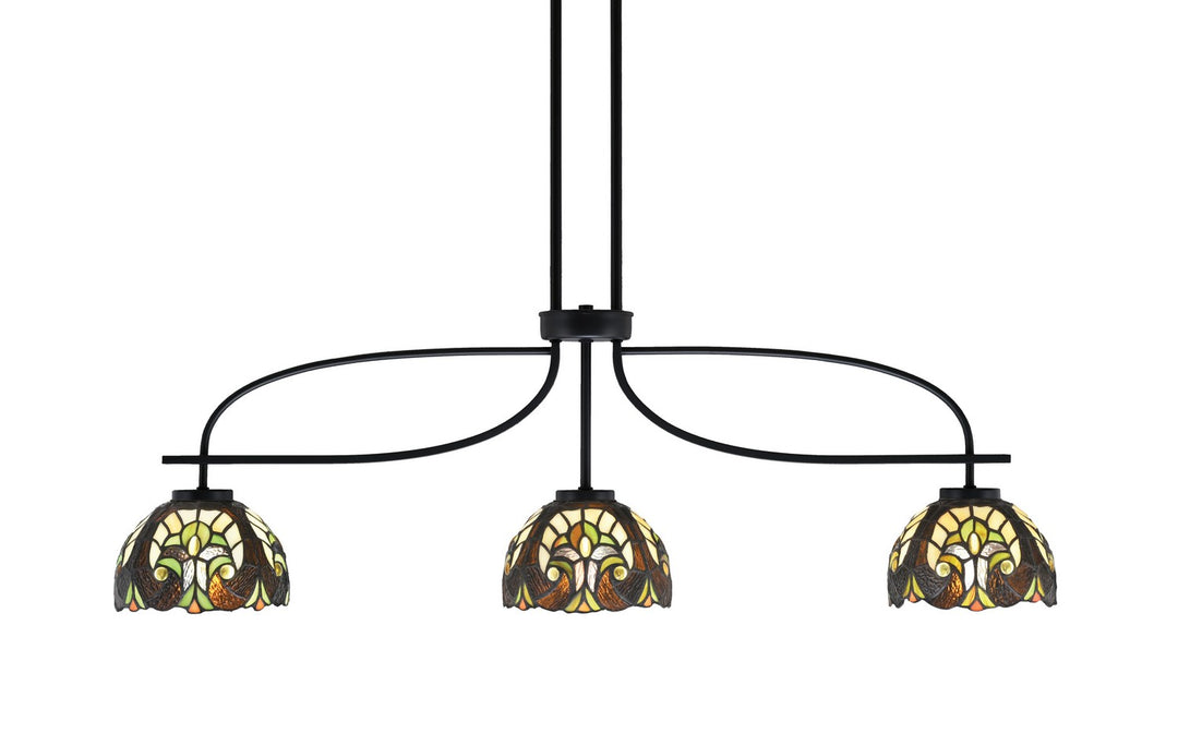 Toltec Cavella 3936-MB-9945 Pendant Light - Matte Black