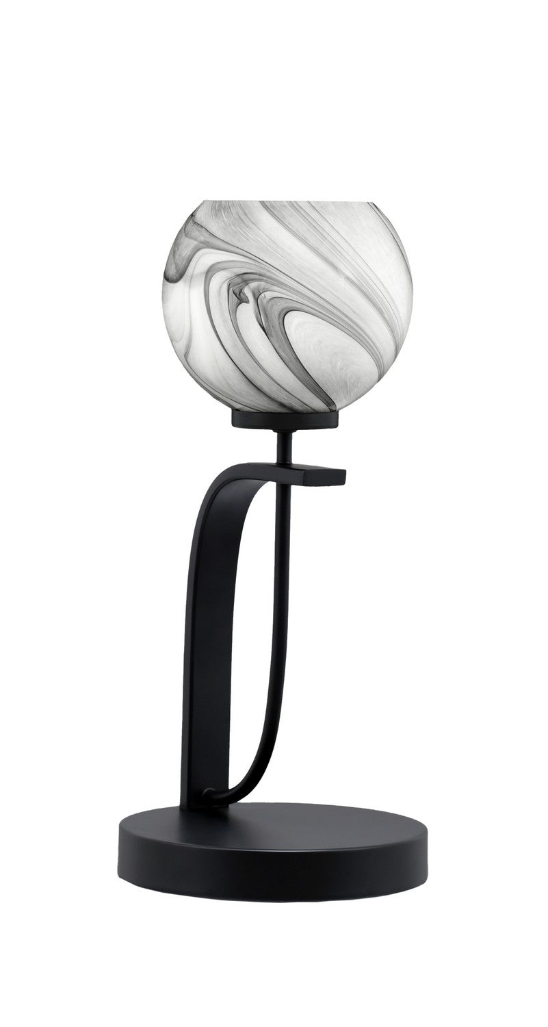 Toltec Lighting 39-MB-4109 Modern Cavella Lamp Matte Black