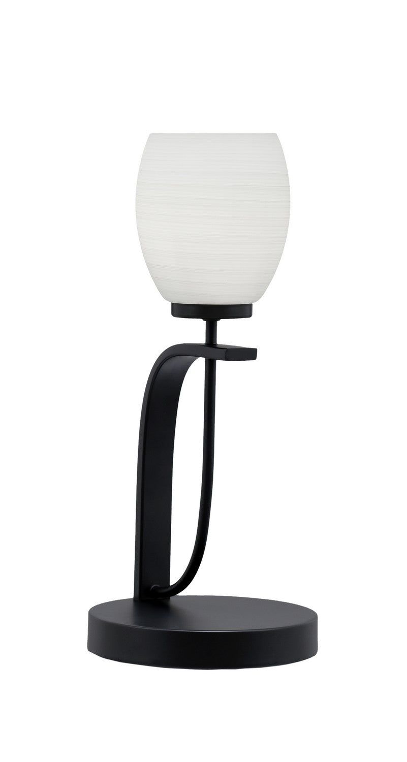 Toltec Lighting 39-MB-615 Modern Cavella Lamp Matte Black