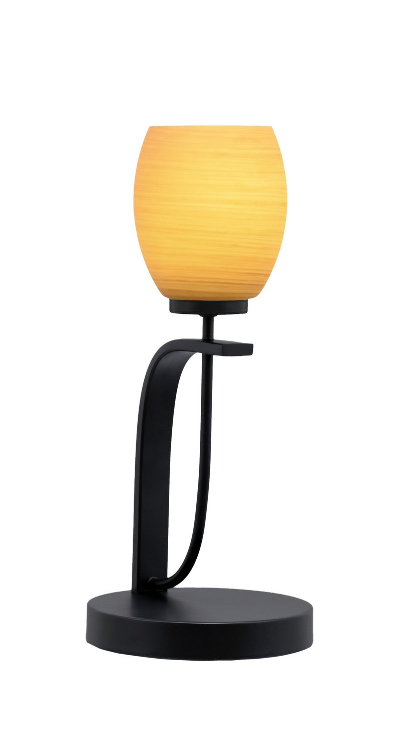 Toltec Lighting 39-MB-625 Modern Cavella Lamp Matte Black