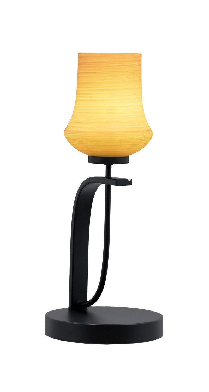 Toltec Lighting 39-MB-680 Modern Cavella Lamp Matte Black