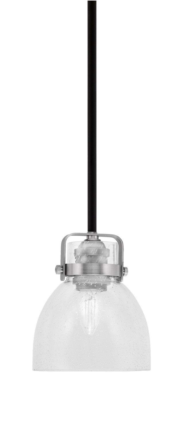 Toltec Easton 1941-MBBN-4110 Pendant Light - Matte Black & Brushed Nickel