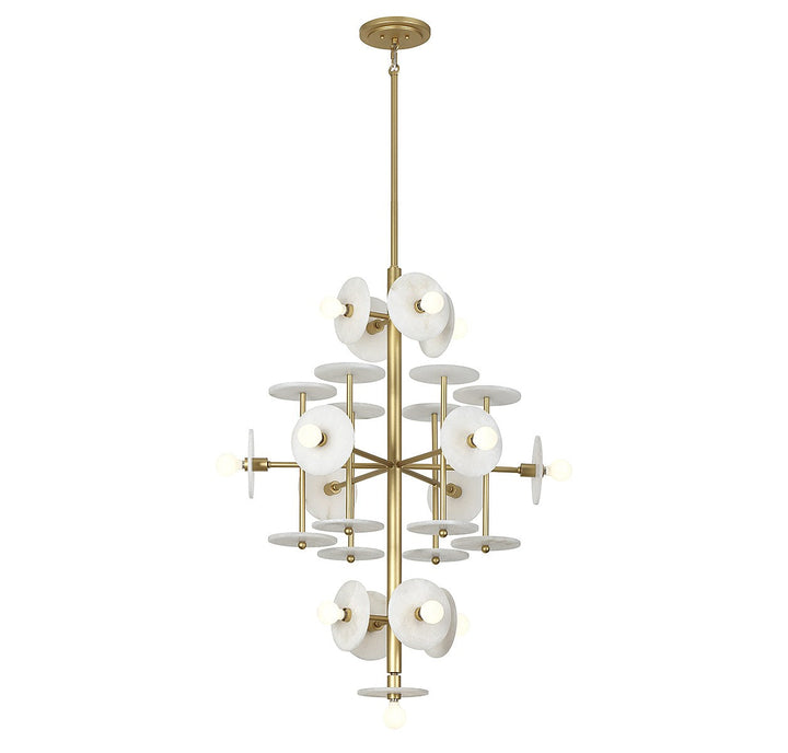 Savoy House Amani 1-1592-15-38 Chandelier Light - Royal Gold