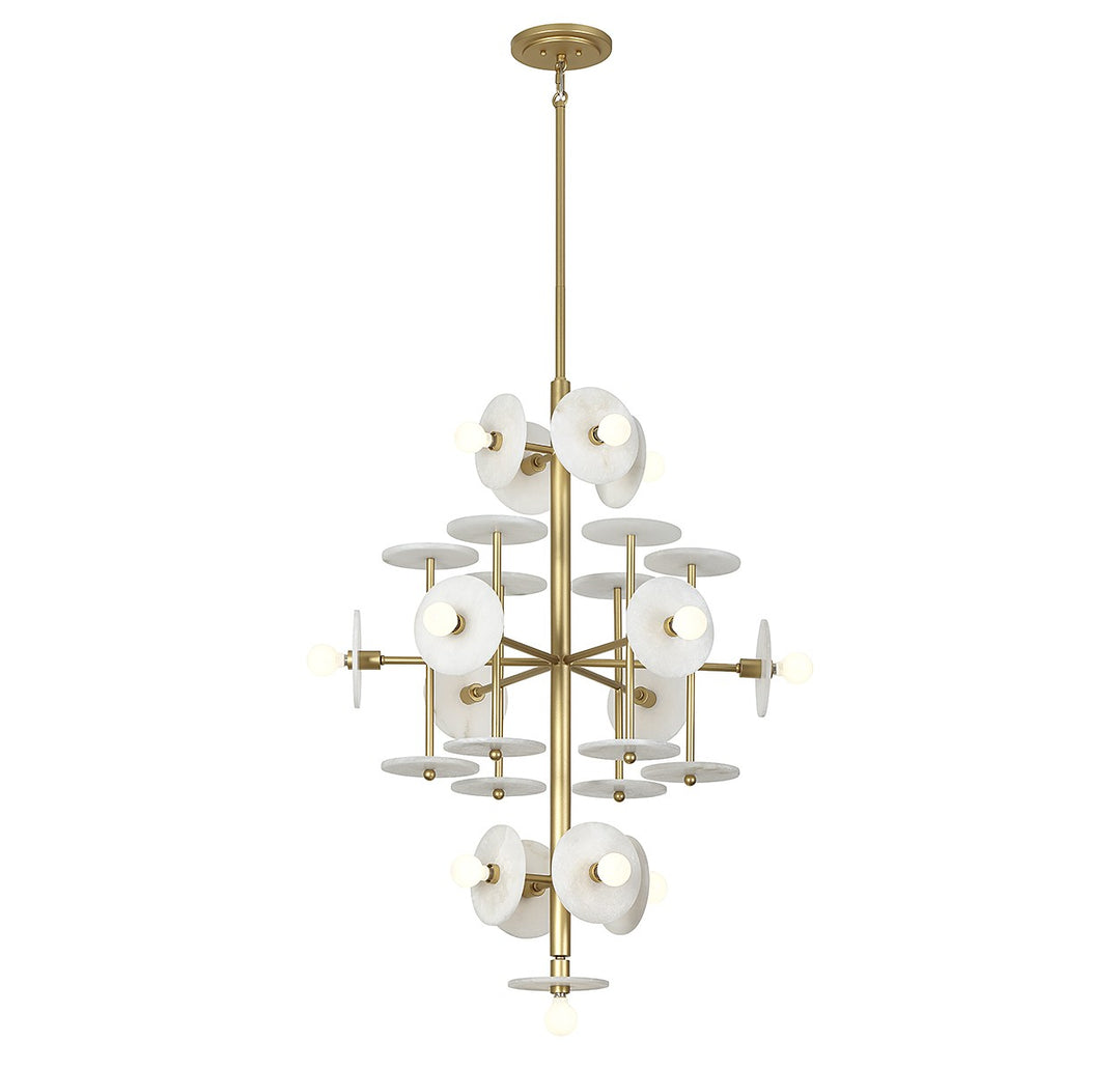 Savoy House Amani 1-1592-15-38 Chandelier Light - Royal Gold