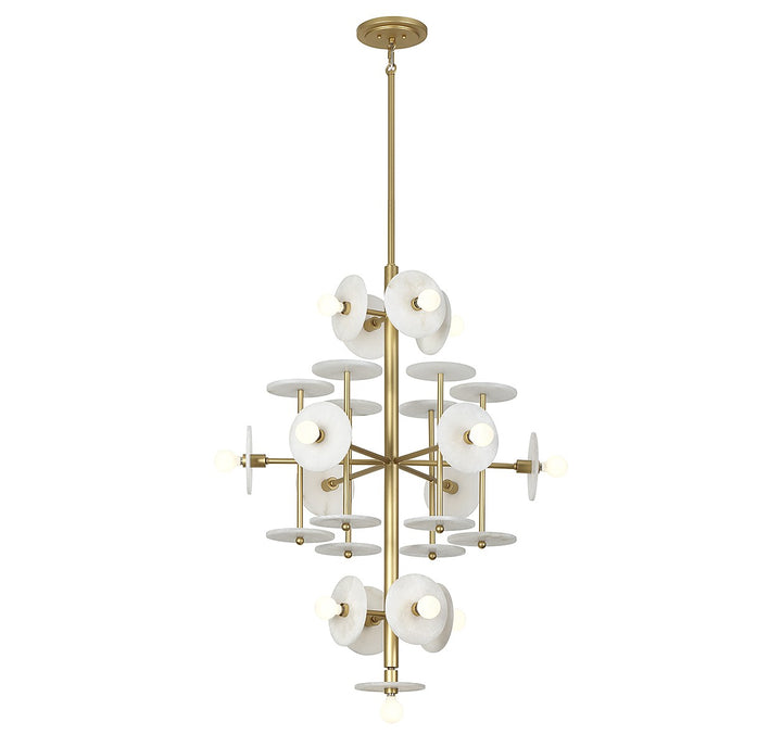 Savoy House Amani 1-1592-15-38 Chandelier Light - Royal Gold