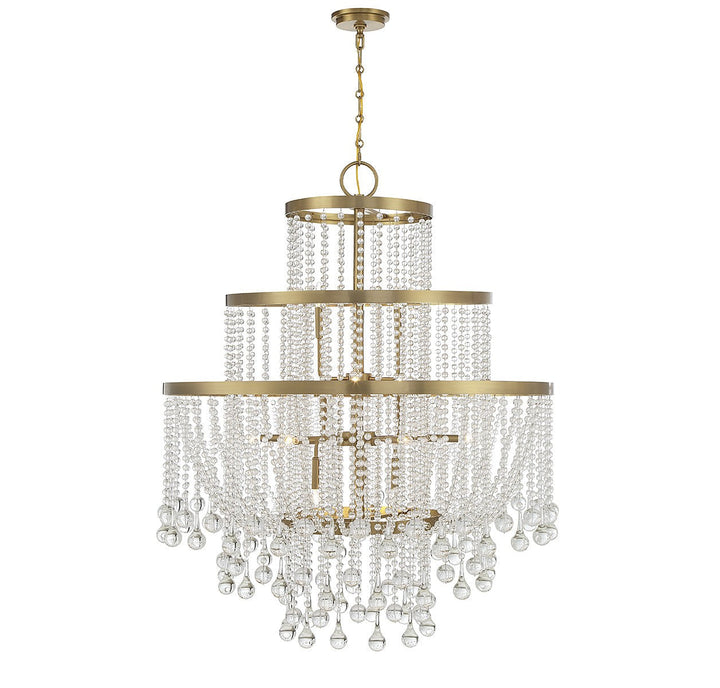 Savoy House Luna 1-1868-15-322 Chandelier Light - Warm Brass