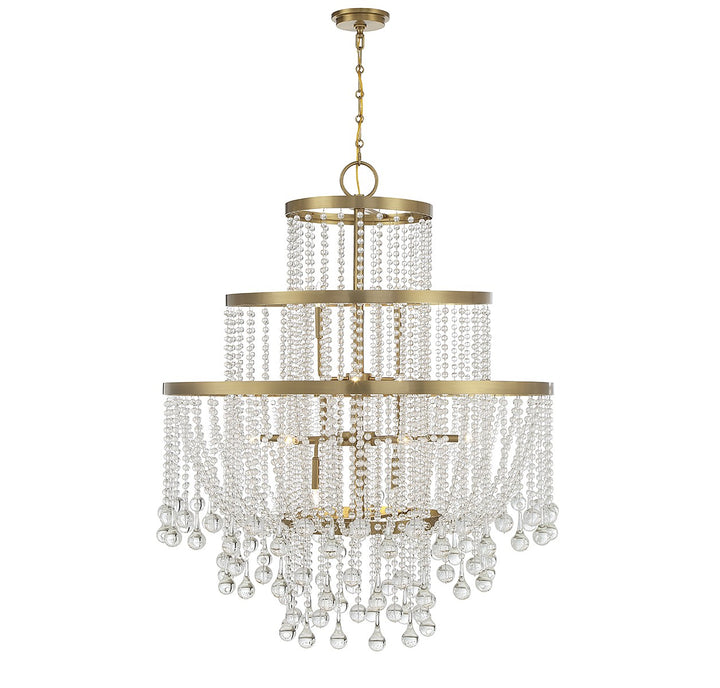 Savoy House Luna 1-1868-15-322 Chandelier Light - Warm Brass