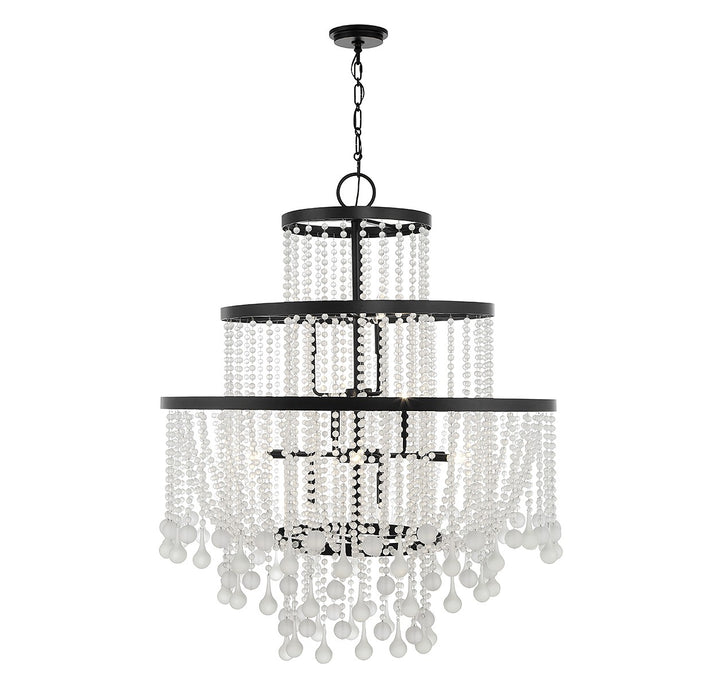 Savoy House Luna 1-1868-15-89 Chandelier Light - Matte Black