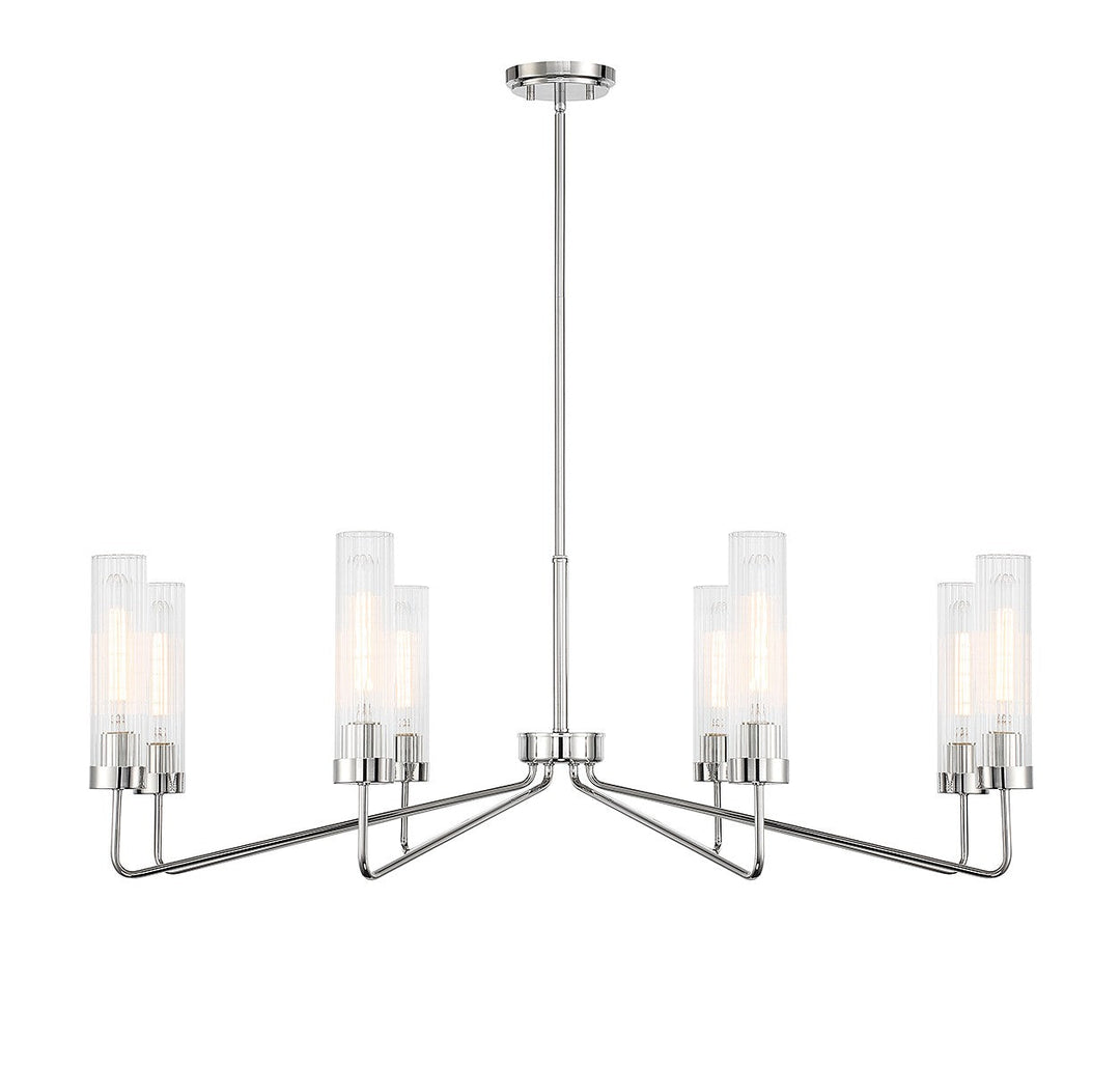 Savoy House Baker 1-8860-8-109 Chandelier Light - Polished Nickel