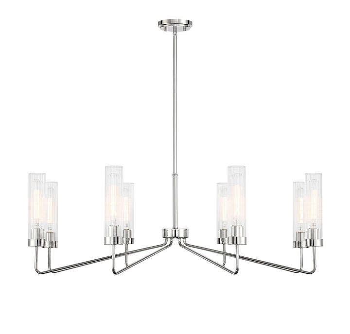 Savoy House Baker 1-8860-8-109 Chandelier Light - Polished Nickel