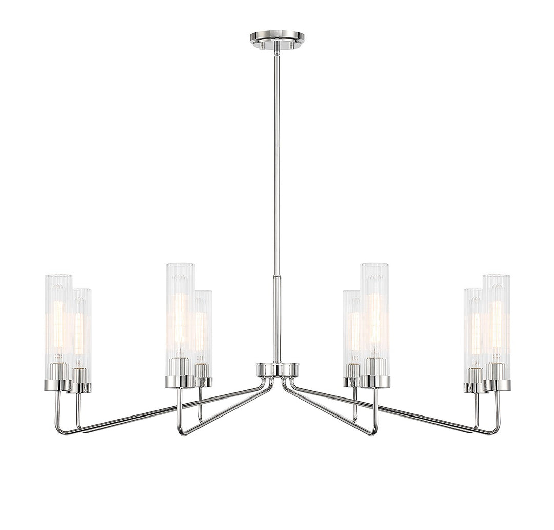 Savoy House Baker 1-8860-8-109 Chandelier Light - Polished Nickel