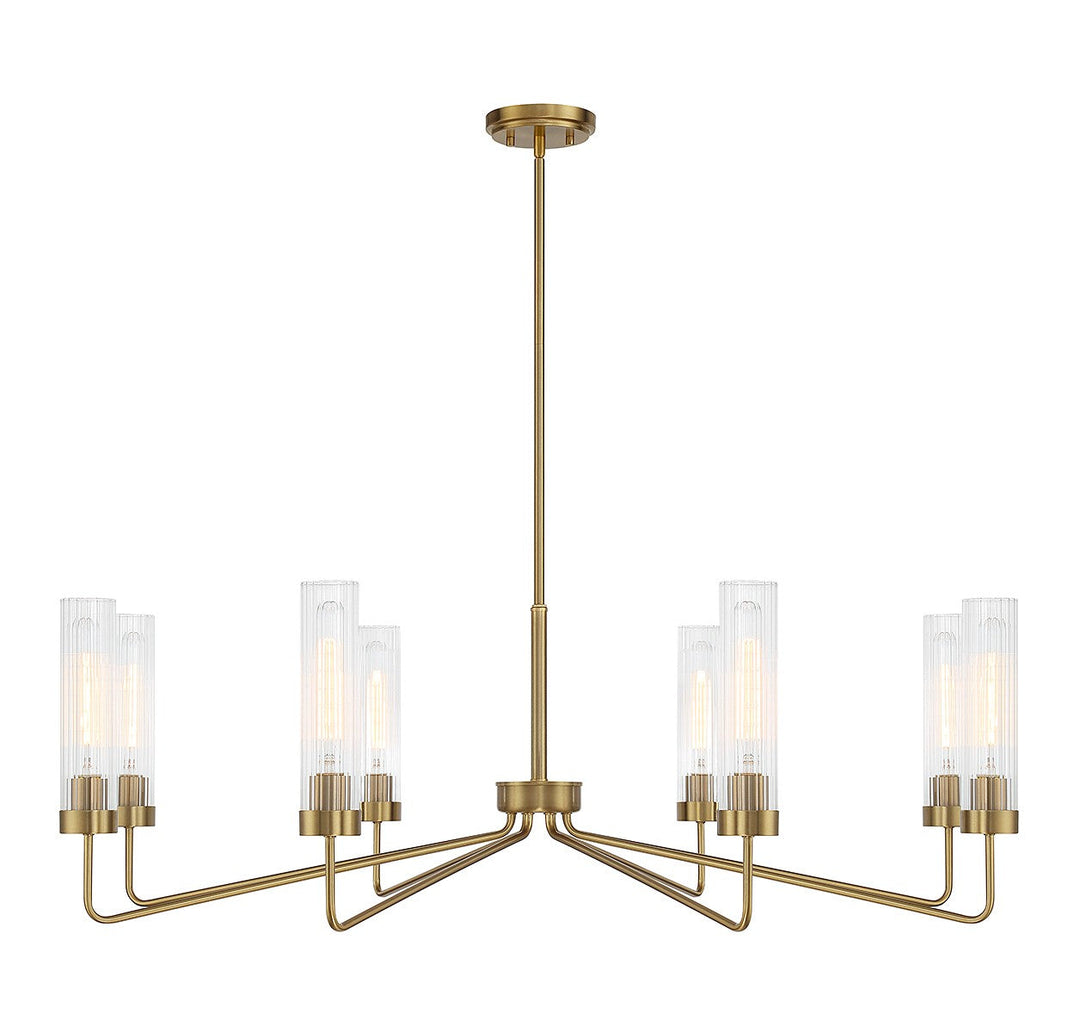 Savoy House Baker 1-8860-8-322 Chandelier Light - Warm Brass