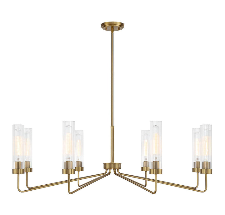 Savoy House Baker 1-8860-8-322 Chandelier Light - Warm Brass