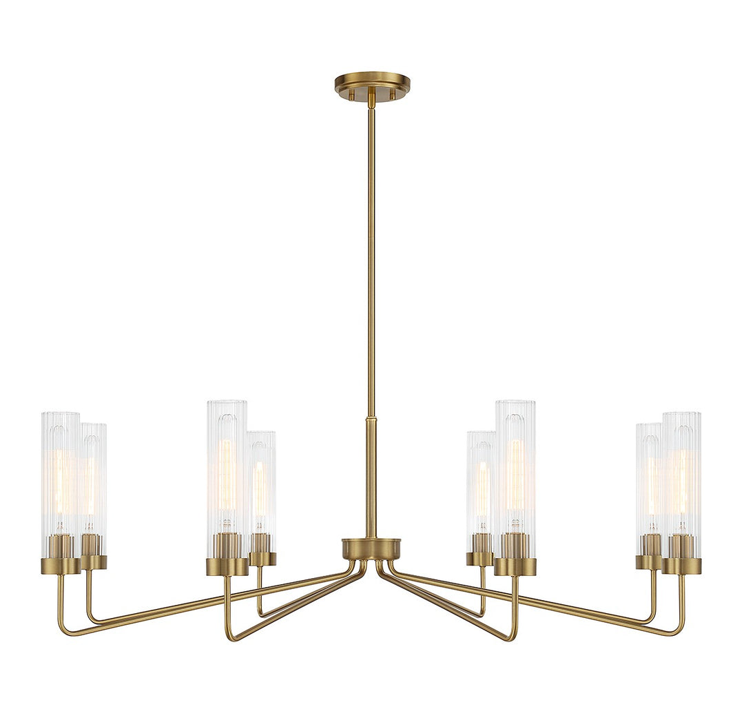 Savoy House Baker 1-8860-8-322 Chandelier Light - Warm Brass