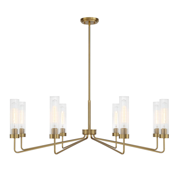 Savoy House Baker 1-8860-8-322 Chandelier Light - Warm Brass