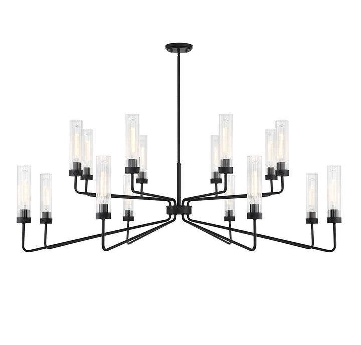 Savoy House Baker 1-8862-16-89 Chandelier Light - Matte Black