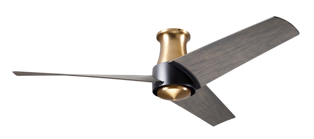 Modern Fan Company Ambit Flush DC AMB-FM-SBMB-56-GY-NL-CC Ceiling Fan -