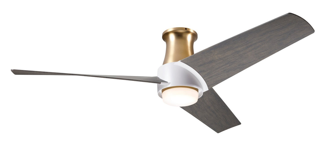 Modern Fan Company Ambit Flush DC AMB-FM-SBMW-56-GY-870-CC Ceiling Fan -