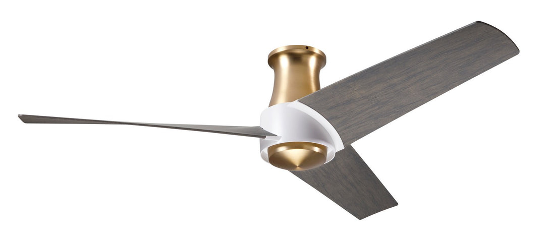 Modern Fan Company Ambit Flush DC AMB-FM-SBMW-56-GY-NL-CC Ceiling Fan -