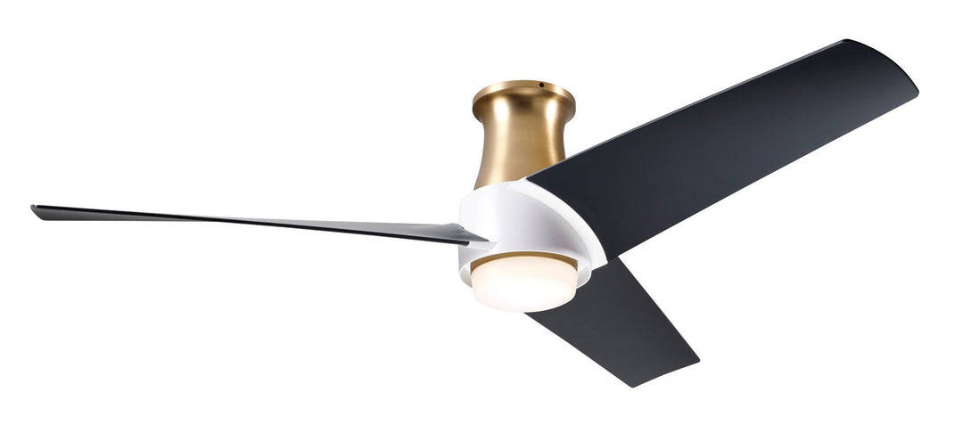 Modern Fan Company Ambit Flush DC AMB-FM-SBMW-56-MB-870-CC Ceiling Fan -