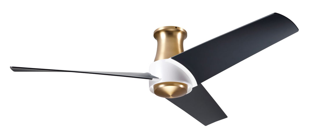 Modern Fan Company Ambit Flush DC AMB-FM-SBMW-56-MB-NL-CC Ceiling Fan -