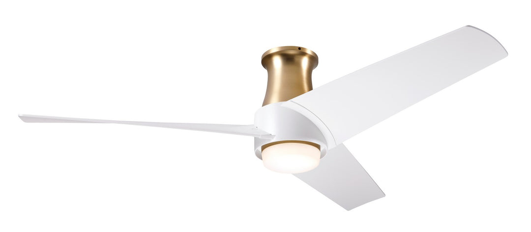 Modern Fan Company Ambit Flush DC AMB-FM-SBMW-56-MW-870-CC Ceiling Fan -