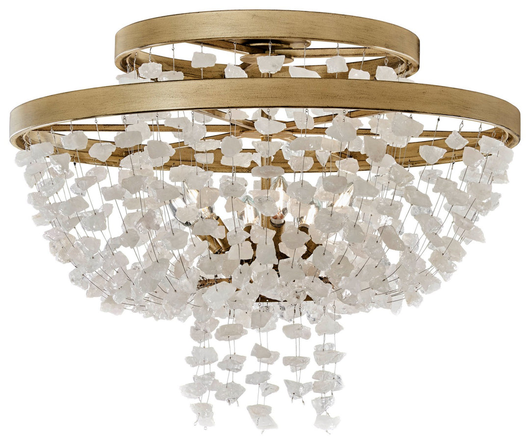 Metropolitan Stonybrook, A Robin Baron Design N6896-898 Ceiling Light - Havana Gold