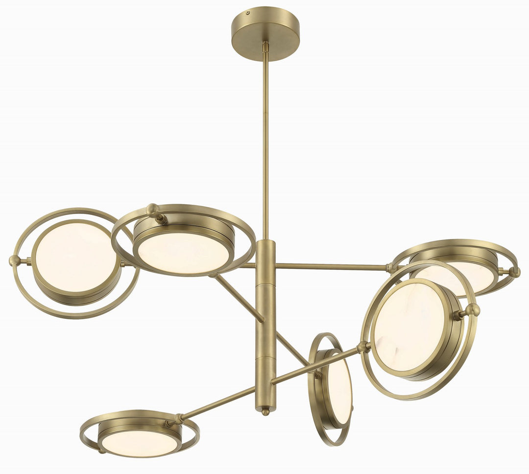 Metropolitan Spectr N7676-695-L Chandelier Light - Soft Brass