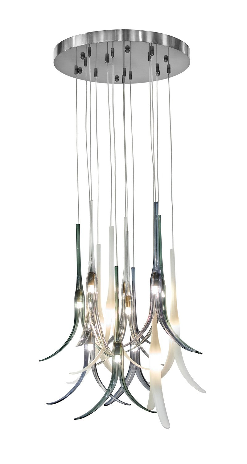 Metropolitan Featherly N9494 Chandelier Light - Brushed Nickel