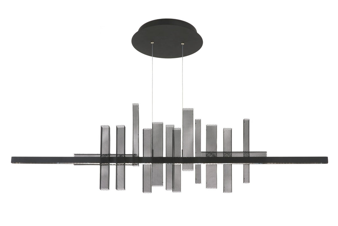 George Kovacs Alambre P8567-1-66A-L Pendant Light - Coal