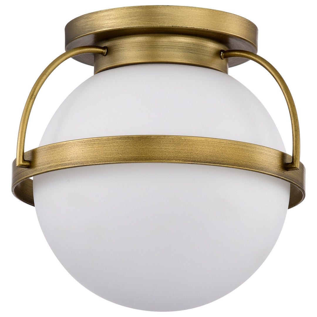 Nuvo Lakeshore 60-7781 Ceiling Light - Natural Brass