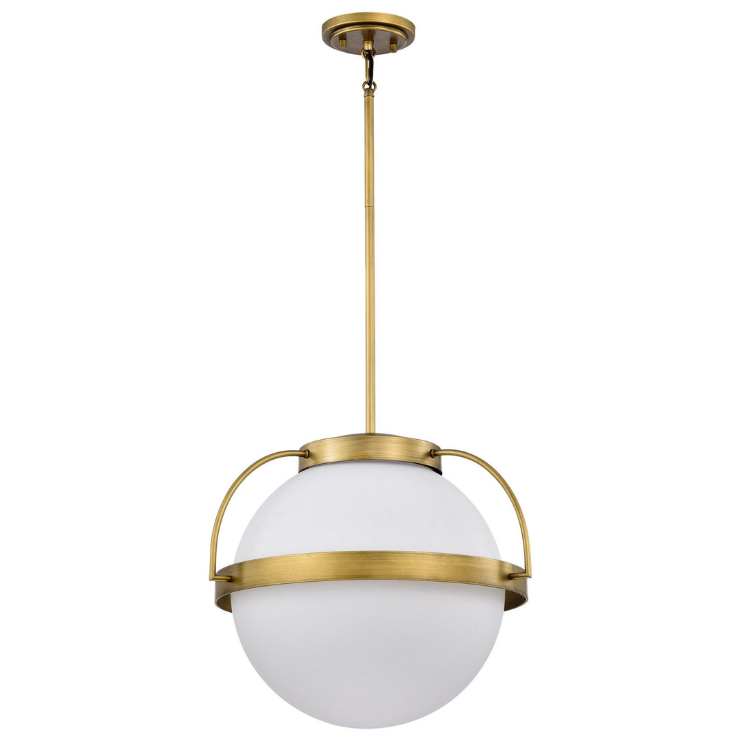 Nuvo Lakeshore 60-7785 Pendant Light - Natural Brass