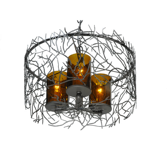 Meyda Tiffany Twigs 135707 Chandelier Light - Timeless Bronze