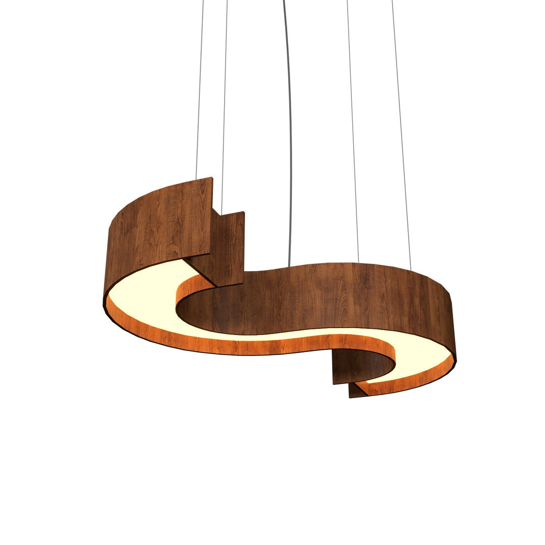 Accord Organic 1062LED.06 Pendant Light - Imbuia