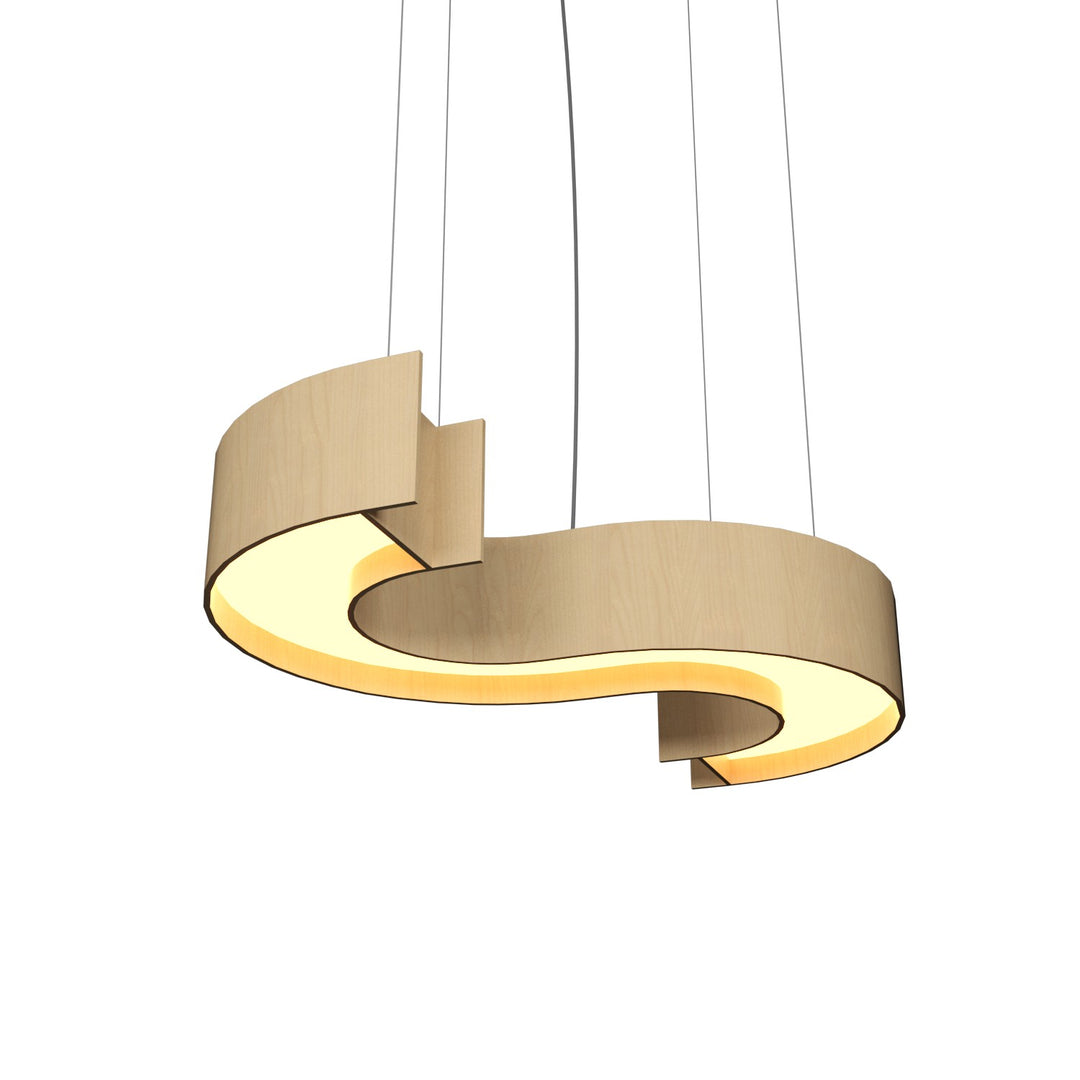 Accord Organic 1062LED.34 Pendant Light - Maple