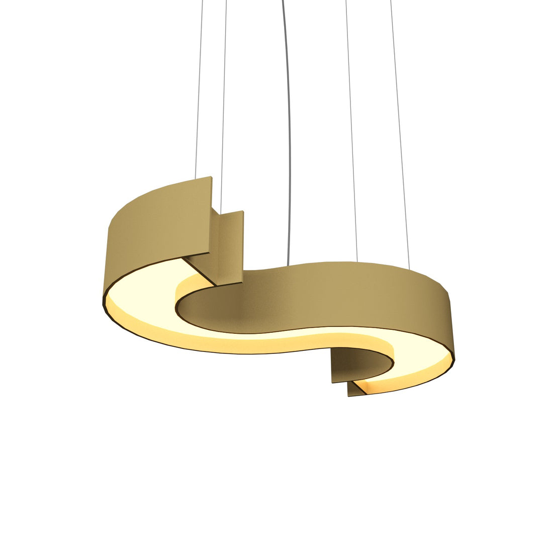 Accord Organic 1062LED.38 Pendant Light - Pale Gold