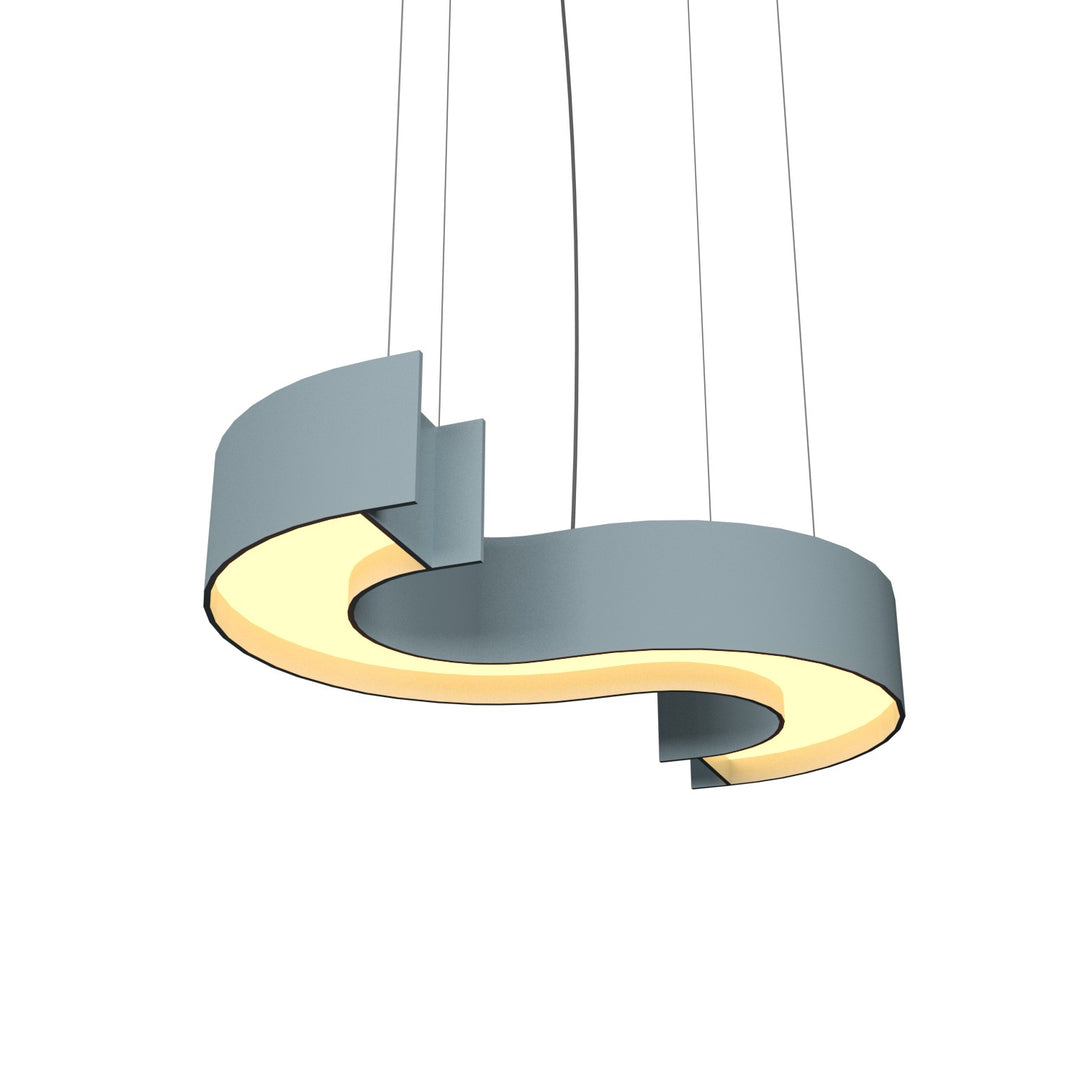 Accord Organic 1062LED.40 Pendant Light - Satin Blue