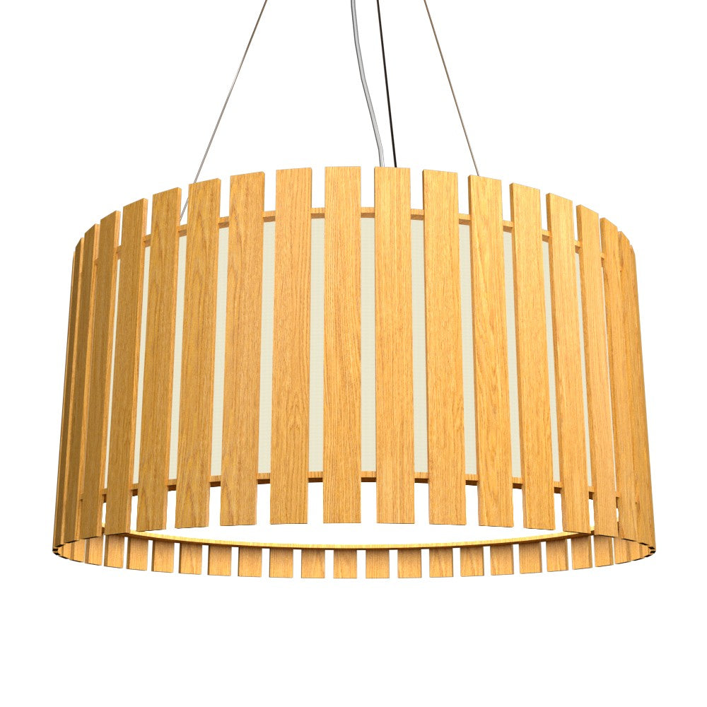 Accord Slatted 1094LED.43 Pendant Light - Cathedral Freijo