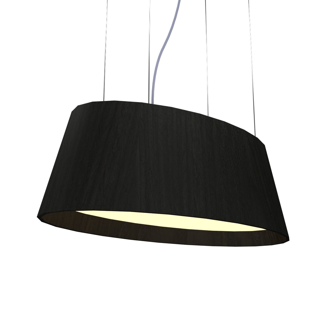 Accord Oval 1218LED.44 Pendant Light - Charcoal