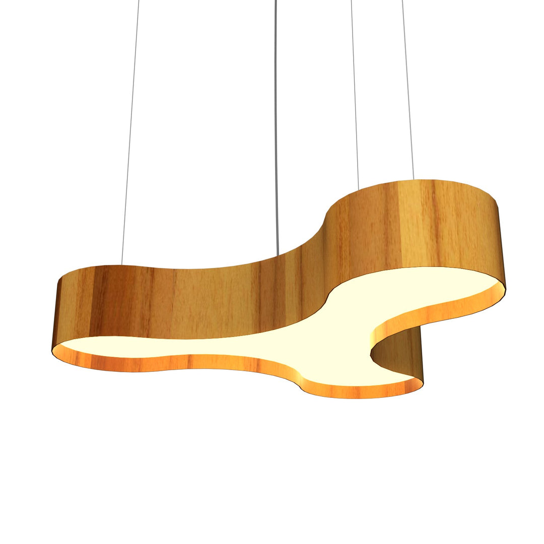 Accord Organic 1222LED.12 Pendant Light - Teak