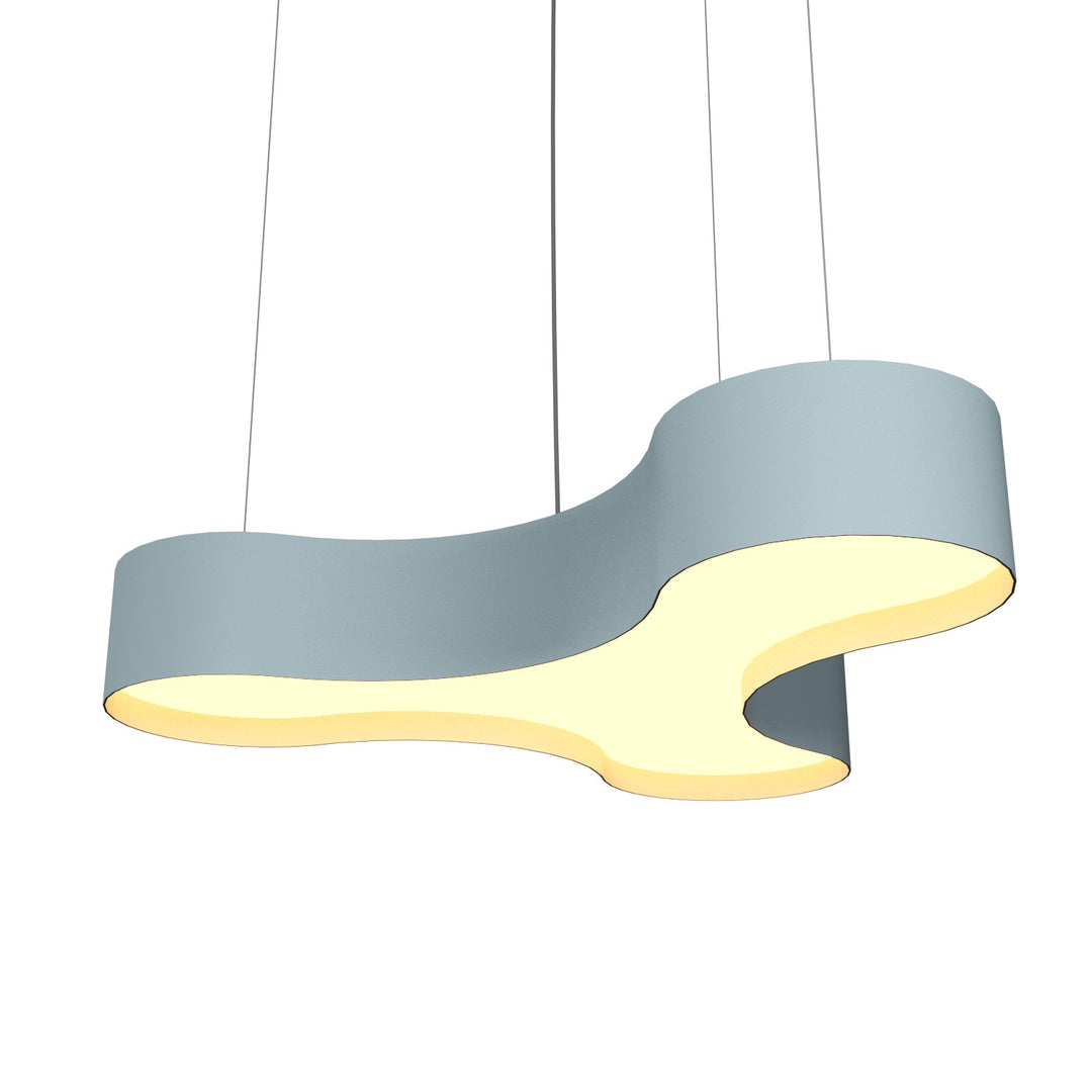 Accord Organic 1222LED.40 Pendant Light - Satin Blue