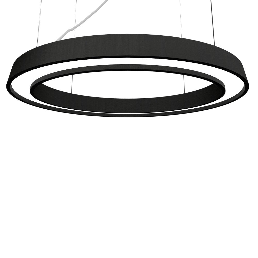 Accord Oval 1321LED.44 Pendant Light - Charcoal