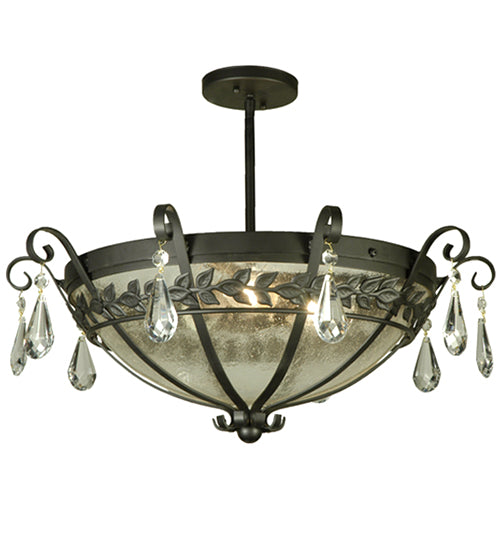 Meyda Tiffany Florentine 135848 Ceiling Light - Mahogany Bronze