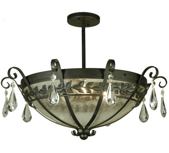Meyda Tiffany Florentine 135848 Ceiling Light - Mahogany Bronze