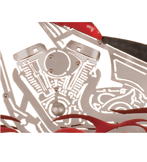 Meyda Tiffany Motorcycle 13588 Pendant Light - Nickel